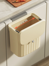 FlexiBin Kitchen Wall Trash Can – 8.5L / 12L with Lid – Hygienic Bin for Cabinets, Under-Sink & Compost