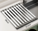 FlexiRack Adjustable Stainless Steel Over-the-Sink Dish Drying Rack