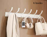 Luxe BlackHook Aluminium Wall Hooks – Clothes & Towel Rack for Bathroom and Kitchen