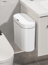SmartWave 9L Automatic Sensor Trash Can – Wall-Mounted & Waterproof for Bathroom and Kitchen