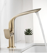 AquaLux GlideFlow Swivel Bathroom Faucet – Premium Solid Brass Vanity Sink Mixer with 360° Rotating Spout