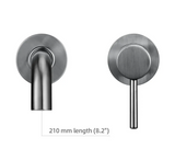 Modern Wall Mounted Dual Hole Bathroom Faucet