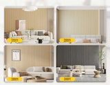 DecoWall Self-Adhesive PVC Wall Panels – Waterproof 3D Decorative Slat Stickers for Walls & Ceilings
