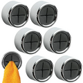 GripDot – Self-Adhesive Towel Holder, Round Wall Mount – No Drilling Required