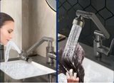HydroFlex 1080° Rotating Faucet Extension Arm with Dual Spray Modes