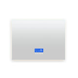 LuxoClear SmartGlow LED Bathroom Mirror – 60” x 80” Anti-Fog Vanity Mirror with Temperature Display & 3-Color Dimmable Lighting
