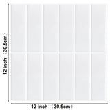 TileGlow 3D Peel-and-Stick Wall Tiles – Waterproof Self-Adhesive Backsplash Stickers for Kitchen, Bathroom & RV