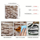 Golden Mosaic Luxe – Peel & Stick Wall Tiles | Elegant Gold 3D Mosaic, Waterproof