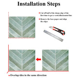 Grote 3D Wandstickers – Peel & Stick Tegels | PET | 10 Vellen | Waterbestendig