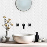 StickaTile 3D Tile-Look Wall Stickers – Heat-Resistant Peel & Stick Tiles (10-Pack)