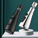 FlexStream 720 – 360°/720° Swivel Kitchen Faucet Attachment with 3 Spray Modes