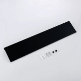 DuoMount Aluminum Wall Shelf Organizer – Modern Black/White Floating Storage Rack for Bathroom, Kitchen & Bedroom