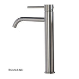 AUREVO Rose Gold Bathroom Faucet – Tall Single-Handle Basin Mixer with Hot & Cold Water