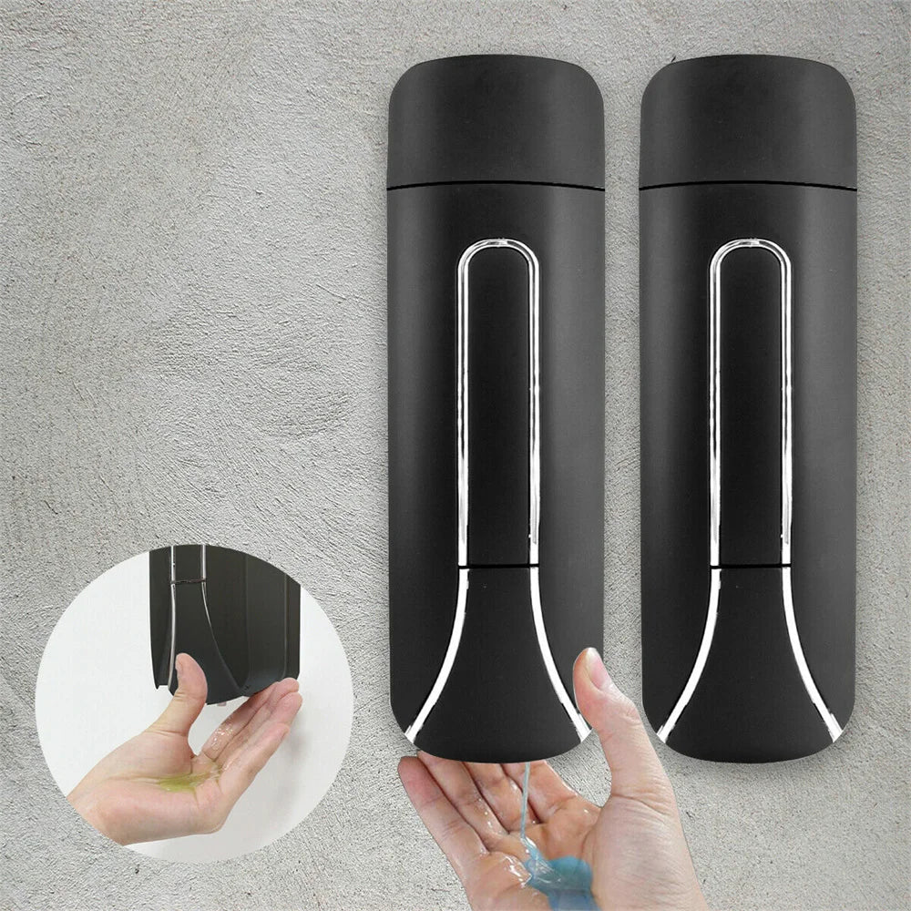 SoapEase SlimWall 350 Refillable Wall Soap Dispenser – Space-Saving Pump for Hand Soap, Body Wash & Lotion