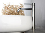 AUREVO Rose Gold Bathroom Faucet – Tall Single-Handle Basin Mixer with Hot & Cold Water
