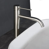 Aurelia Luxury Bathroom Faucet – Brushed Rose Gold | Tall Design with Hot & Cold Water Control
