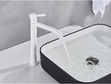 Modern Bathroom Sink Faucet in Black or Gold Finish – Single Handle Basin Mixer for Hot and Cold Water