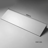 DuoMount Aluminum Wall Shelf Organizer – Modern Black/White Floating Storage Rack for Bathroom, Kitchen & Bedroom