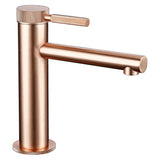 GoldKnurl One Luxe 360 – Brushed Gold Bathroom Faucet with 360° Swivel Spout | Solid Brass Single-Handle Vanity Sink Mixer
