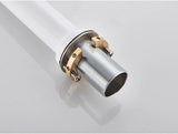 Modern Bathroom Sink Faucet in Black or Gold Finish – Single Handle Basin Mixer for Hot and Cold Water
