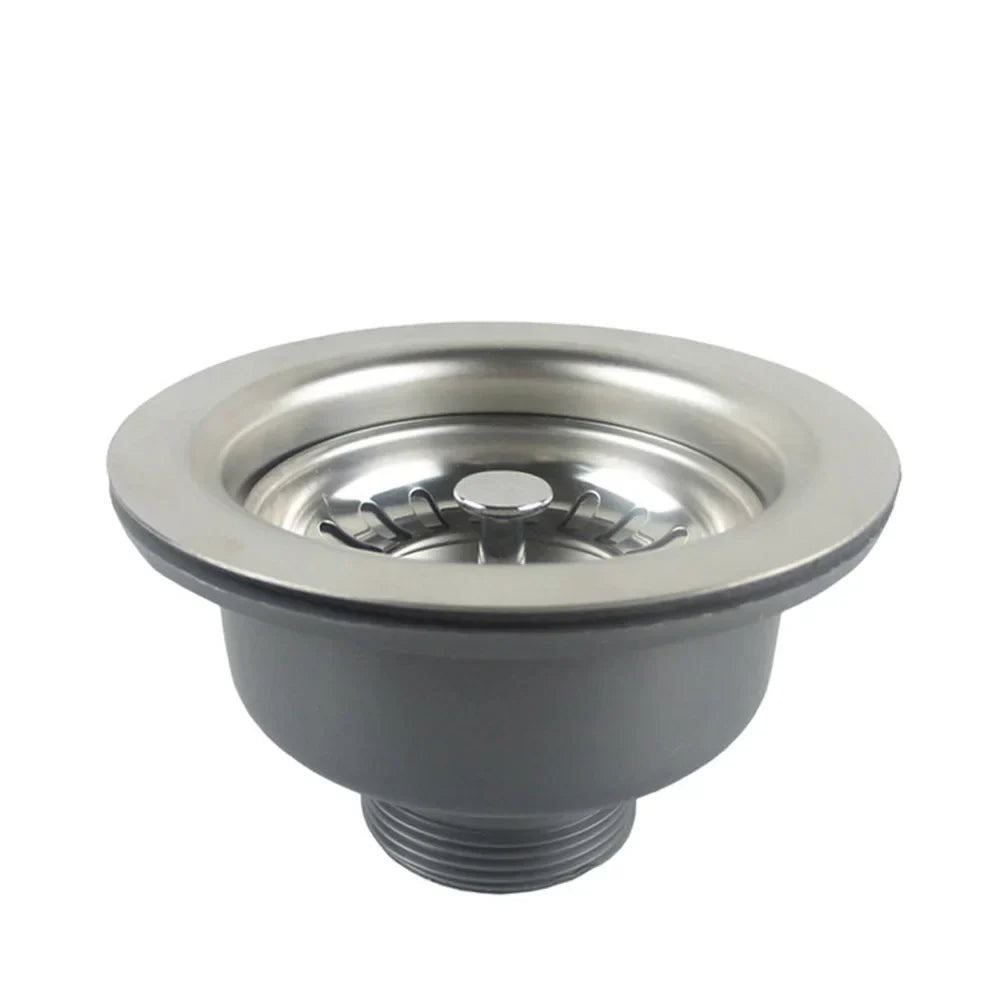 Talea Stainless Steel Sink Drain with Strainer – 4.5” / 4.3” Pop-Up Complete Set for Kitchen & Bathroom