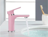 Amora Bathroom Faucet – Stylish Hot & Cold Mixer in Brass