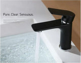 Amora Bathroom Faucet – Stylish Hot & Cold Mixer in Brass