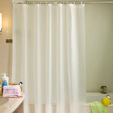 AquaPure EcoShield Waterproof PEVA Shower Curtain – Mold-Resistant, PVC-Free, Heavy-Duty Beige Bath Curtain with Hooks Included