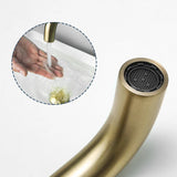 Wall-Mounted Sink Spout in Solid Brass – Modern Replacement Outlet in Multiple Length Options