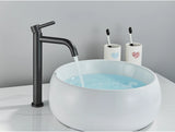 Modern Bathroom Sink Faucet in Black or Gold Finish – Single Handle Basin Mixer for Hot and Cold Water
