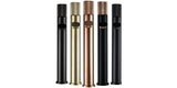 Modern Knurled Handle Bathroom Sink Faucet in Matte Black and Rose Gold Finish