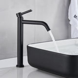 Modern Bathroom Sink Faucet in Black or Gold Finish – Single Handle Basin Mixer for Hot and Cold Water