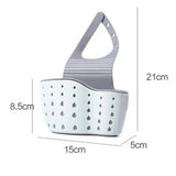 FlexiSink Adjustable Hanging Sink Organizer – Sponge & Soap Holder for Kitchen & Bathroom