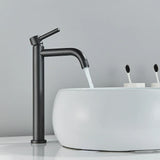 Modern Bathroom Sink Faucet in Black or Gold Finish – Single Handle Basin Mixer for Hot and Cold Water
