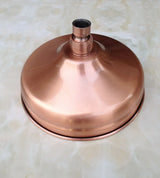 VintageRain Round Antique Red Copper Rain Shower Head – Luxurious Solid Brass Bathroom Upgrade