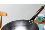 ForgePro – Hand-Forged Pure Iron Wok with Wooden Handle