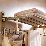 FlexFold Wall-Mounted Towel Rack – Foldable Aluminum Space-Saving Bar (20–24 Inches)