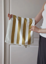 RetroStripe Luxe Cotton Towel – Striped Luxury Towel in Hotel Quality