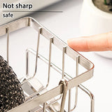 SteelNest Stainless Steel Sponge Holder – Freestanding Kitchen Sink Organizer Rack