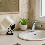 Cute Animal Toilet Paper Holder Organizer – Wall Mounted Tissue Hanger | Space Saving | Fun Bathroom Décor