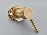 Dual Function Shower Mixer Valve Black Chrome – Concealed Brass Hot Cold Control | Diverter Valve | Modern Bathroom Fixture