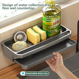SinkMate Kitchen Sink Organizer – ABS Plastic Sponge & Draining Rack
