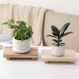 RustiTray – Decorative Wooden Tray Stand | Rustic Farmhouse Style Organizer for Bathroom, Kitchen & Vanity
