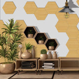 HexaTile Hexagon Self-Adhesive Tiles – Waterproof Thick Wall & Floor Stickers for Kitchen, Bathroom & Living Spaces