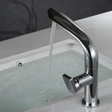 AquaLux GlideFlow Swivel Bathroom Faucet – Premium Solid Brass Vanity Sink Mixer with 360° Rotating Spout