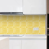 DecoMosaic 3D Peel-and-Stick Mosaic Wall Tiles – 10-Pack Waterproof PVC Stickers for Kitchen & Bathroom