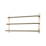 CopperLine Compact Towel Bar with Hook – Chrome Finish (<20 Inches)
