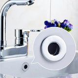 DrainElegance Solid Brass Sink Overflow Cover Ring – Universal 0.87–0.98 in. Fit