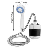 AquaNomad Portable Camping Shower – Manual Outdoor Shower for Travel, Beach & Pets