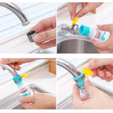 EcoStream 360 – Universal Faucet Aerator with 360° Rotation & Water-Saving Function